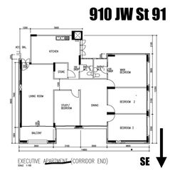 Blk 910 Jurong West Street 91 (Jurong West), HDB Executive #582960851